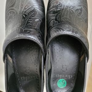 Dansko black clogs